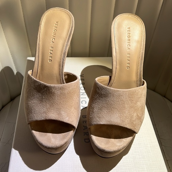♥️ Veronica Beard Dali Platform Mule 7 ♥️ - Picture 6 of 12
